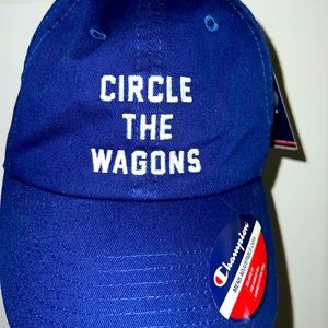 Men’s Adjustable Blue Champion “Circle the Wagons” Hat